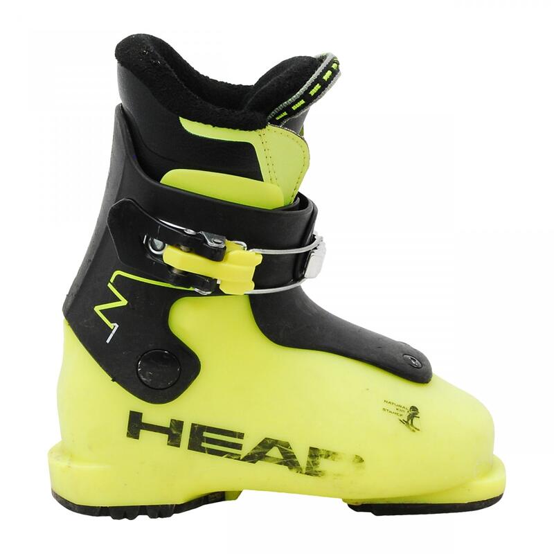 RECONDITIONNE - Chaussure De Ski Junior Head Z Noir/jaune - BON