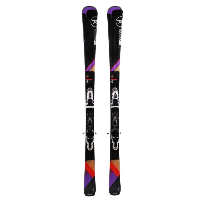 RECONDITIONNE - Ski Rossignol Famous 6 + Fixations - BON