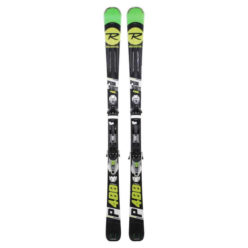 SECONDE VIE - Ski Rossignol Pursuit 400 Carbon + Fixations - BON