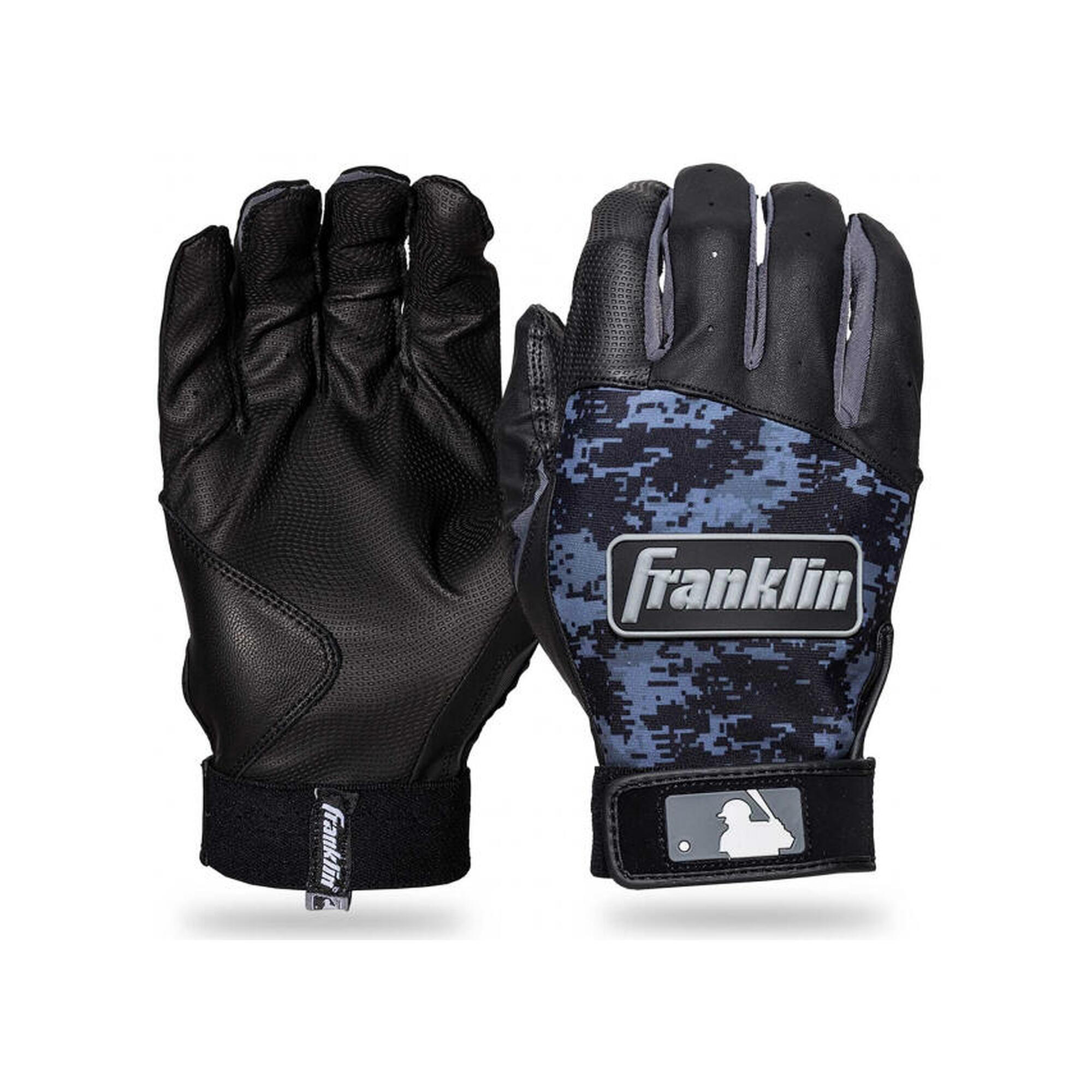 Franklin - Gants De Baseball - Digitek - Adultes - (noir) - Small - Gants - Multicolore|noir - 38 S - Decathlon