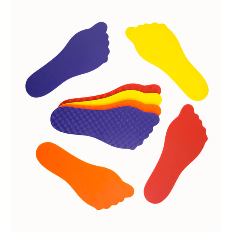 Set van 4 voeten - Speelse vloermarkeringen