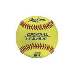 Baseball en cuir - Jaune Optique - match - Baseball d'entraînement (Jaune)