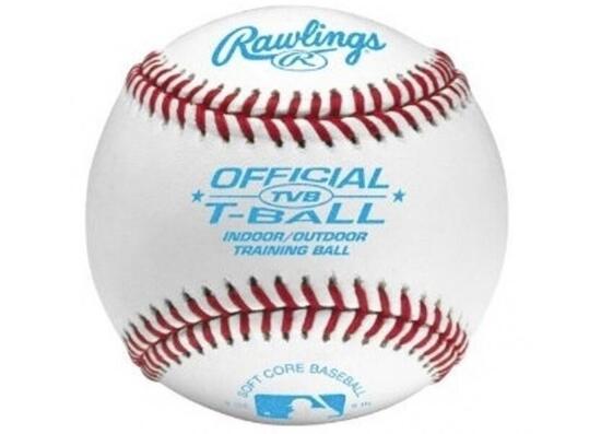 4 Stuks TVB Soft Training Baseball (Wit)