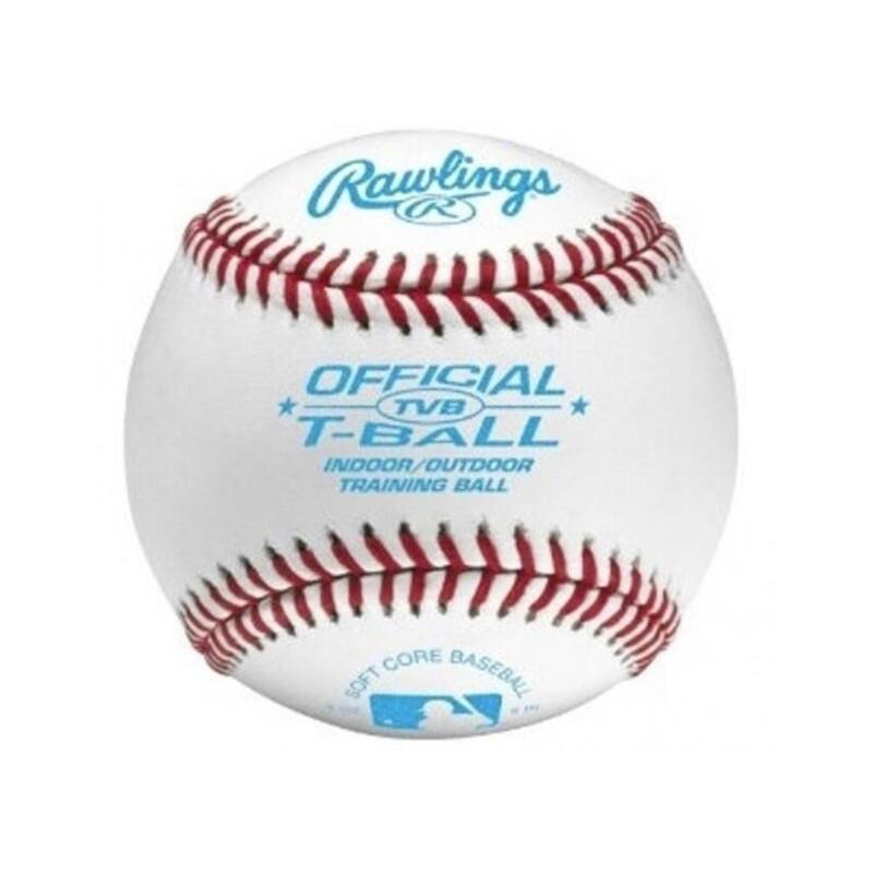 4 pezzi TVB Soft Training Baseball (bianco)