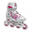 patins à roues alignées Jokey 3.0 softboot 82A blanc/rose mt 30-33