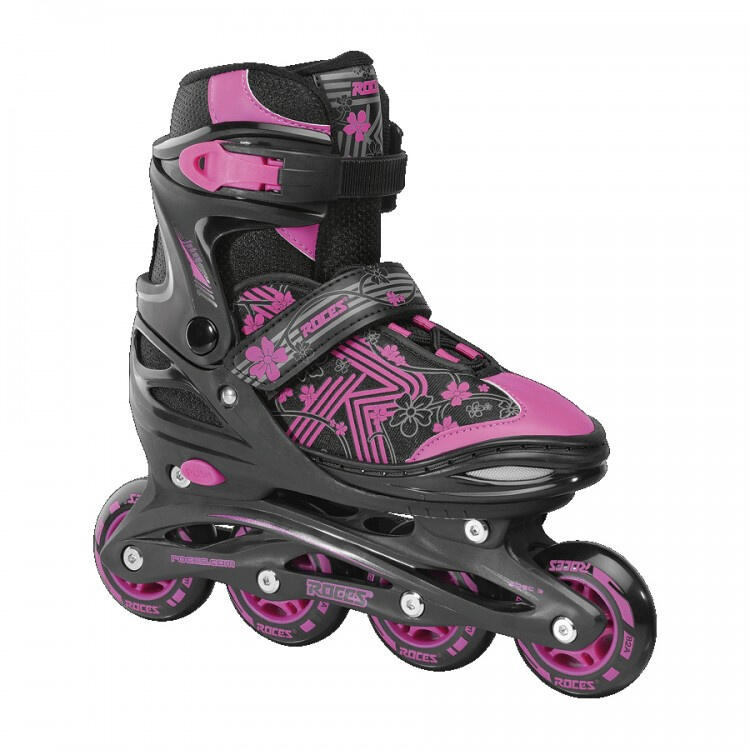 ROCES Roces inline skates Jokey 3.0 softboot 82A zwart/roze