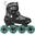 Inline Skates Moody Tif 82A Schwarz/Aqua Größe 30-35