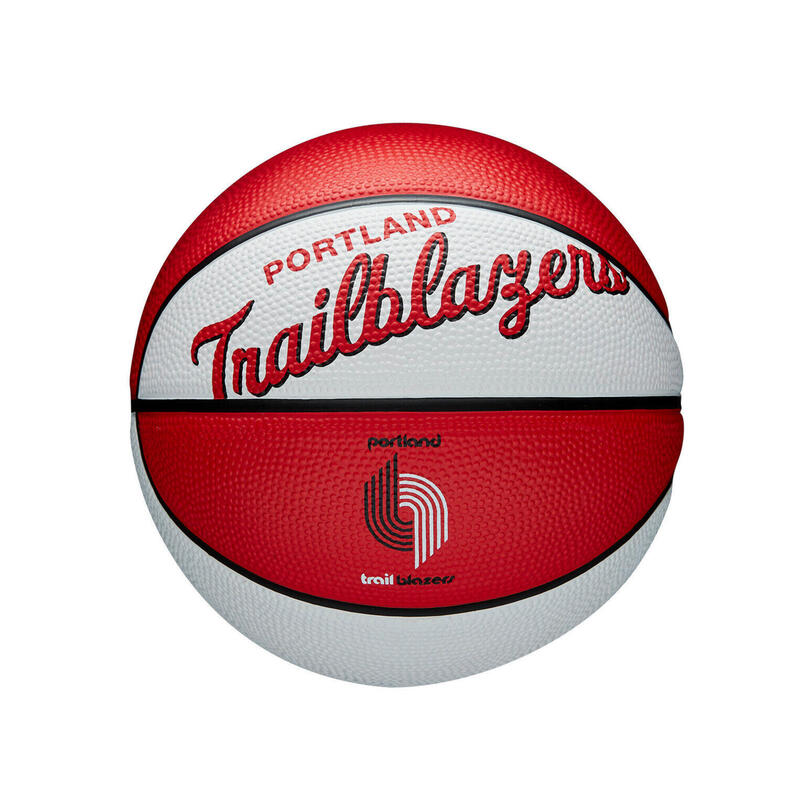 Wilson NBA Team Retro Mini Basketball - Portland Brazers