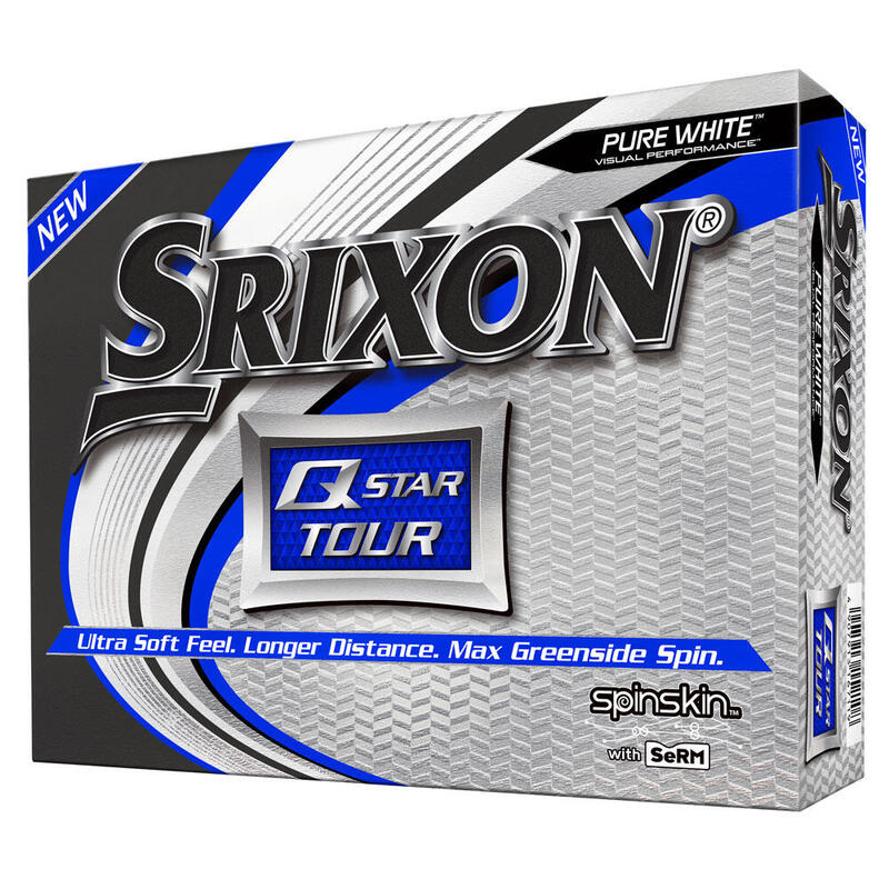 Boîte de 12 Balles de Golf Srixon Q-Star Tour 3 Blanche