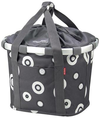Vorderradkorb "Bike Basket" bubbles-anthrazit
