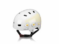 Casque vélo urbain fleurs 12 trous XLC Bh-C22