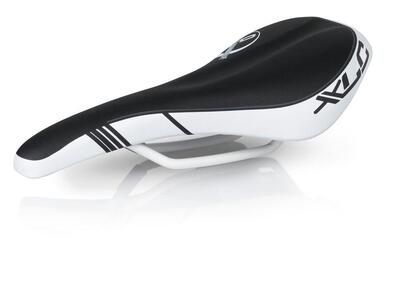 Atb/mtb zadel sportline sa-s07. unisex. 272x140mm. zwart/wit 310g