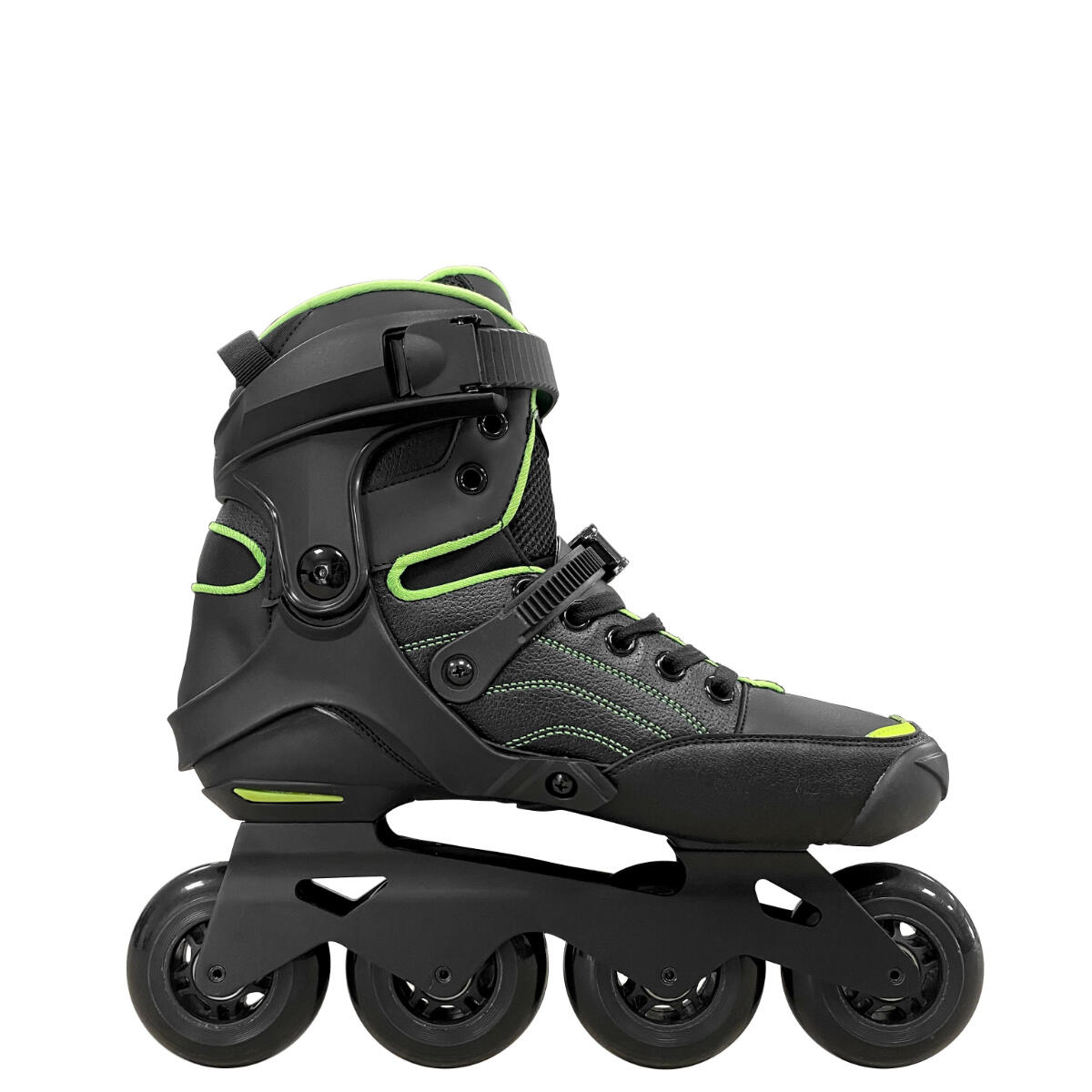 PATINES LÍNEA HOMBRE FITNESS ROXA PUNCH NEGRO Y VERDE 2/4