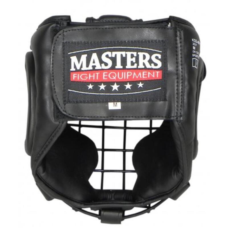 Kask bokserski z kratką Masters Fight Equipment KSS-4BPK