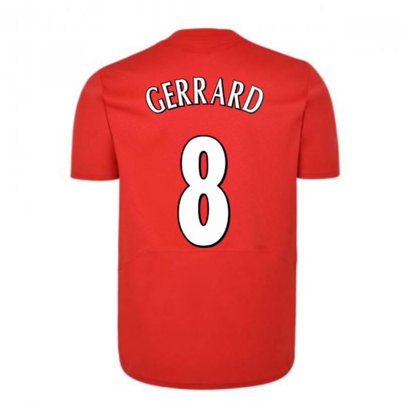 Liverpool FC 2005 Istanbul Home Shirt (GERRARD 8)