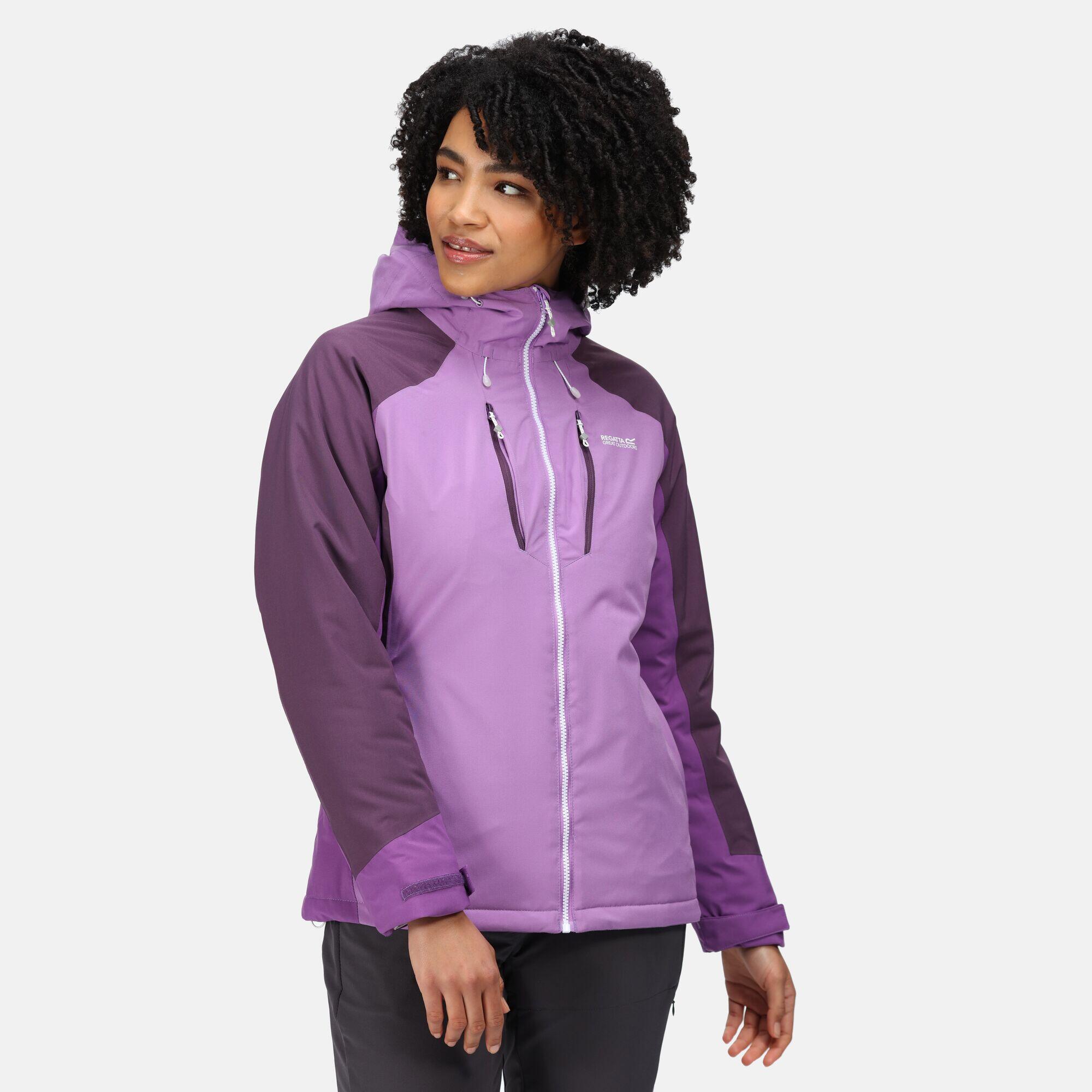 REGATTA Highton Stretch Padded II Women's Hiking Jacket - Light Purple/Dark Purple