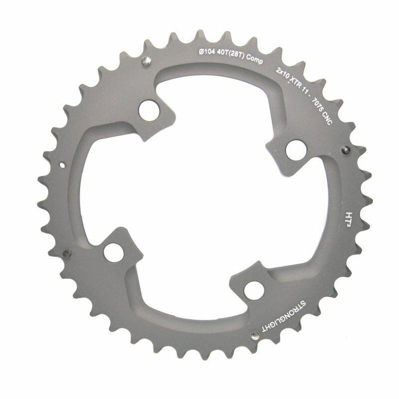 Plateau Stronglight Shimano XTR FC-M980 2X10V 104/64 BCD 36T