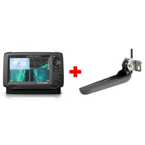 Ecoscandaglio GPS LOWRANCE HOOK REVEAL 7 con sonda Tripleshot -