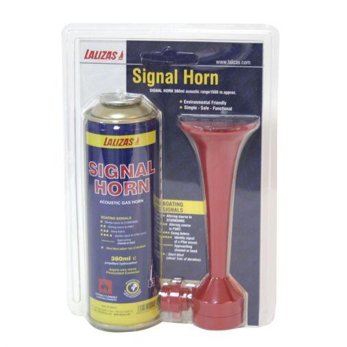 Corne de brume à gaz - LALIZAS rouge 380 ml