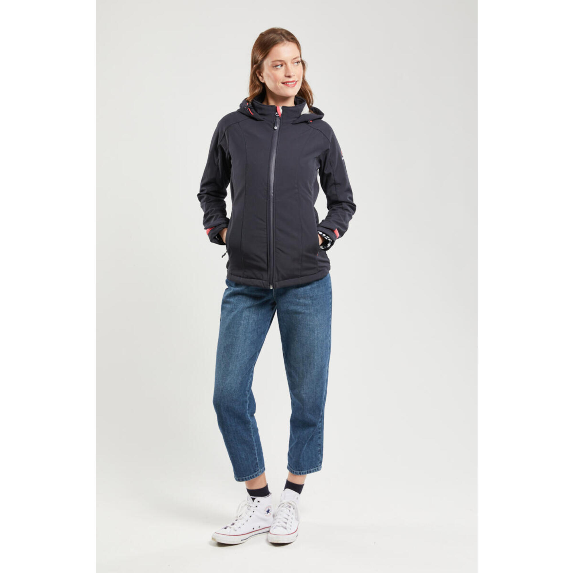 Veste de quart femme cire coupe vent femme DECATHLON