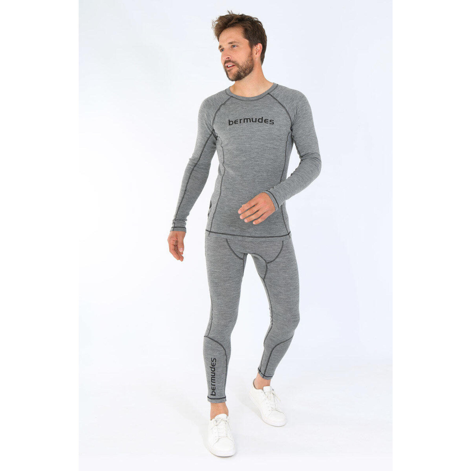 T-shirt thermique manches longues OLLY Homme Bermudes