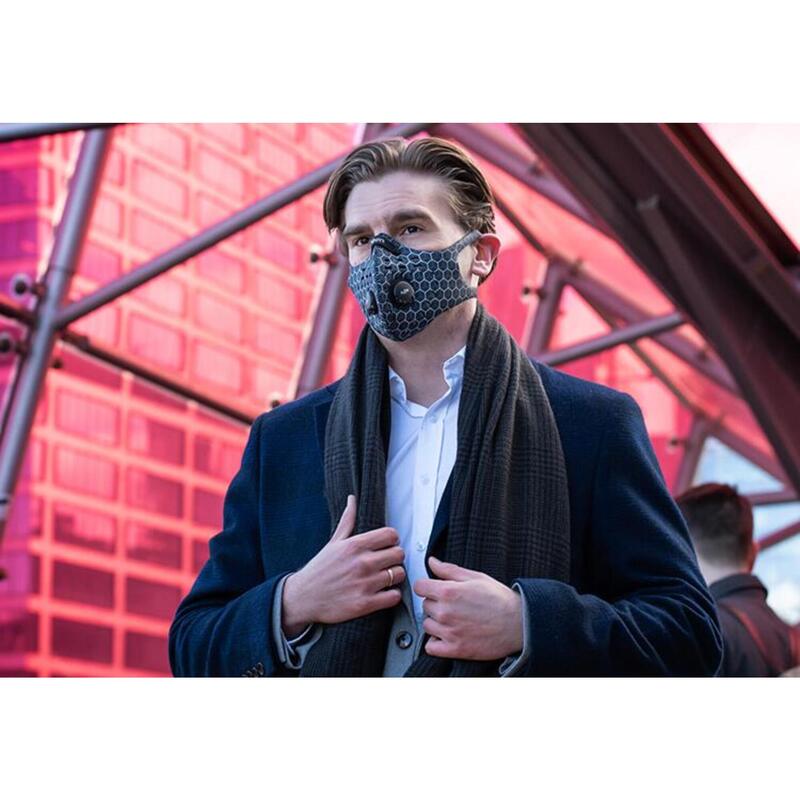 ANTI-SMOG MASKER DELTA HEX ZILVER