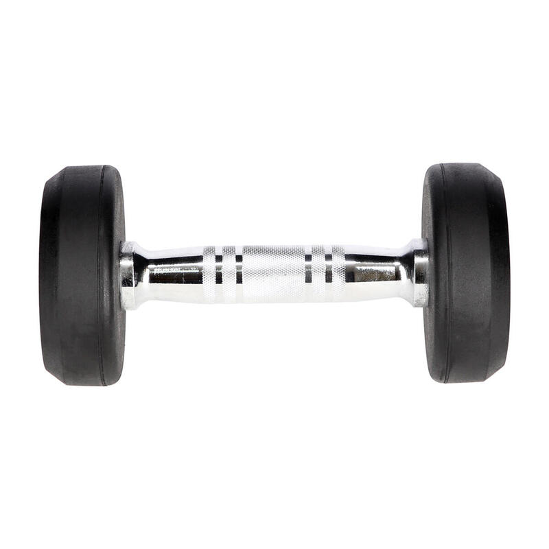 Gantere oțel cromat 1–70 kg mâner striat fitness profesional HMS HG PRO