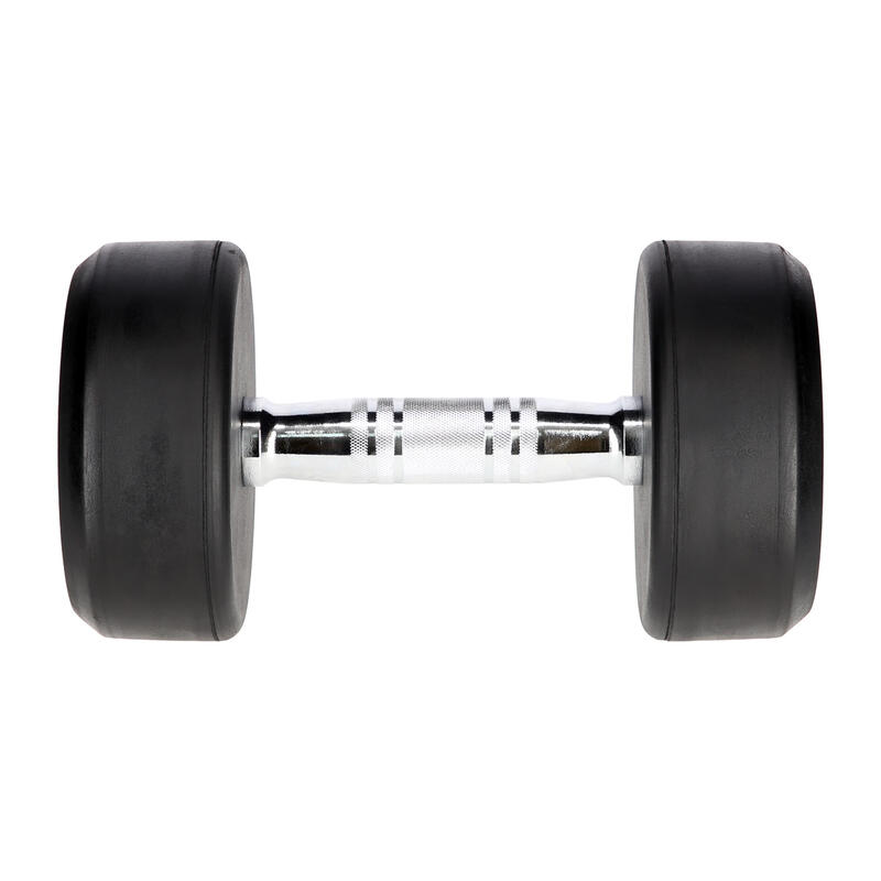 Gantere oțel cromat 1–70 kg mâner striat fitness profesional HMS HG PRO