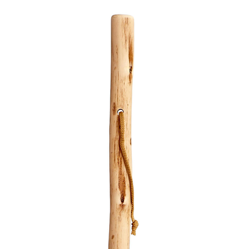 Bastão de caminhada em madeira de castanheiro natural 125cm