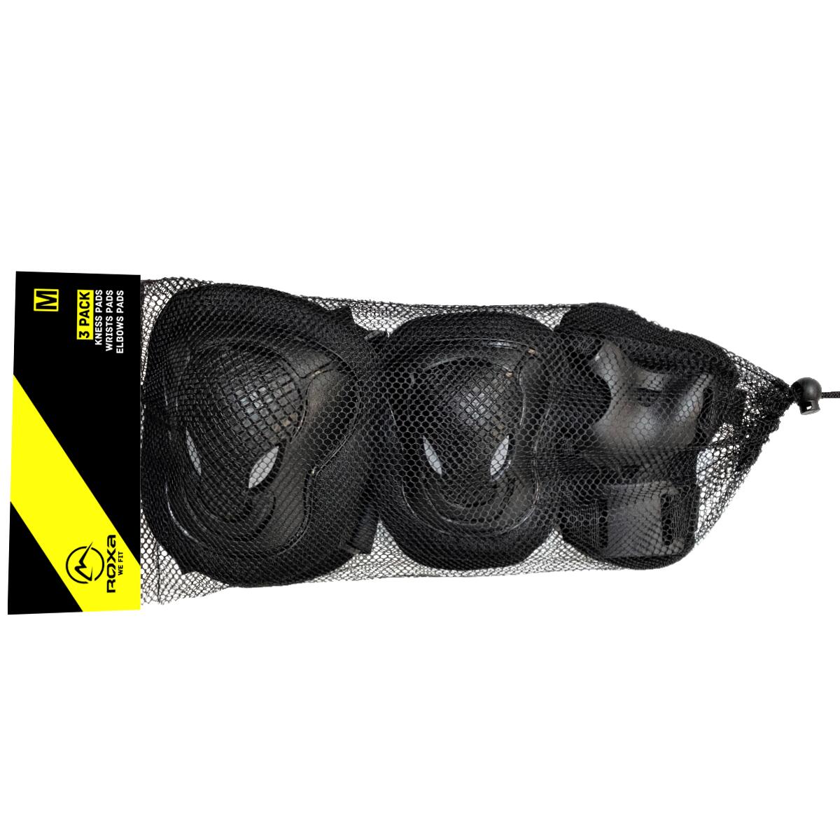 Conjunto de proteções para skate / patins e patinagem