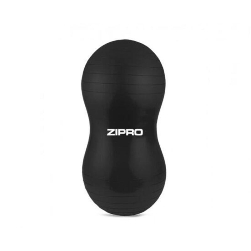Pelota de ejercicio, Zipro Peanut 45cm negra