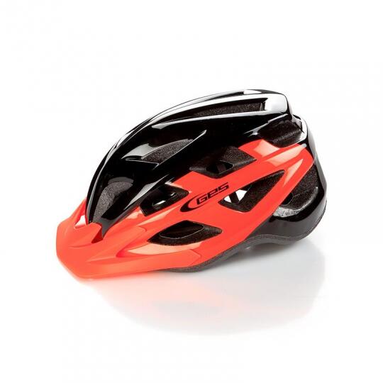 capacete Ciclismo Varik Ges Negro y Naranja T/L