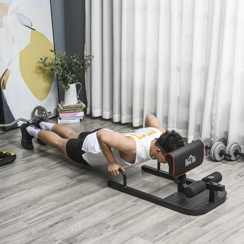 HomCom banca fitness pentru squat sissy, 50x97x45,5-57,5 cm