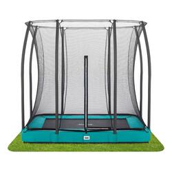 Trampoline - Sol Comfort Edition - 214 x 153 cm - Rectangulaire Vert