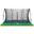 Trampoline - Comfort Edition Ground - 366x244cm - Rechthoekig Groen