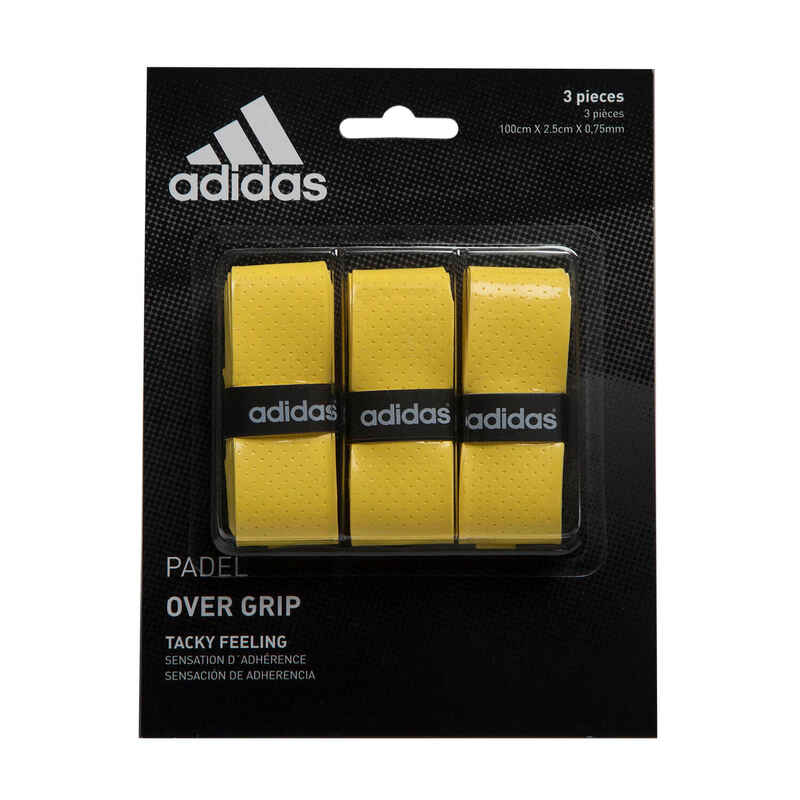 Griffbänder PADEL OVERGRIP 3er Pack gelb adidas Media 1