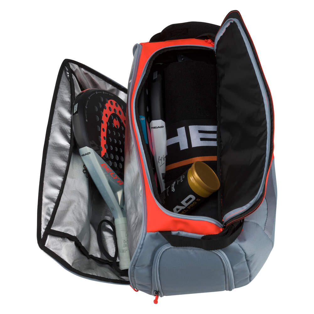 DELTA SPORTTASCHE GRAU/ORANGE 2/5