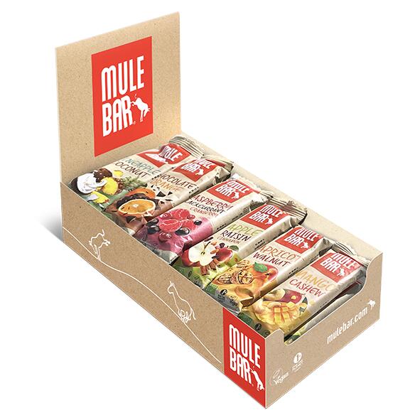 Boite de 30 barres mixées (6 parfums x 5 barres) véganes - 40g