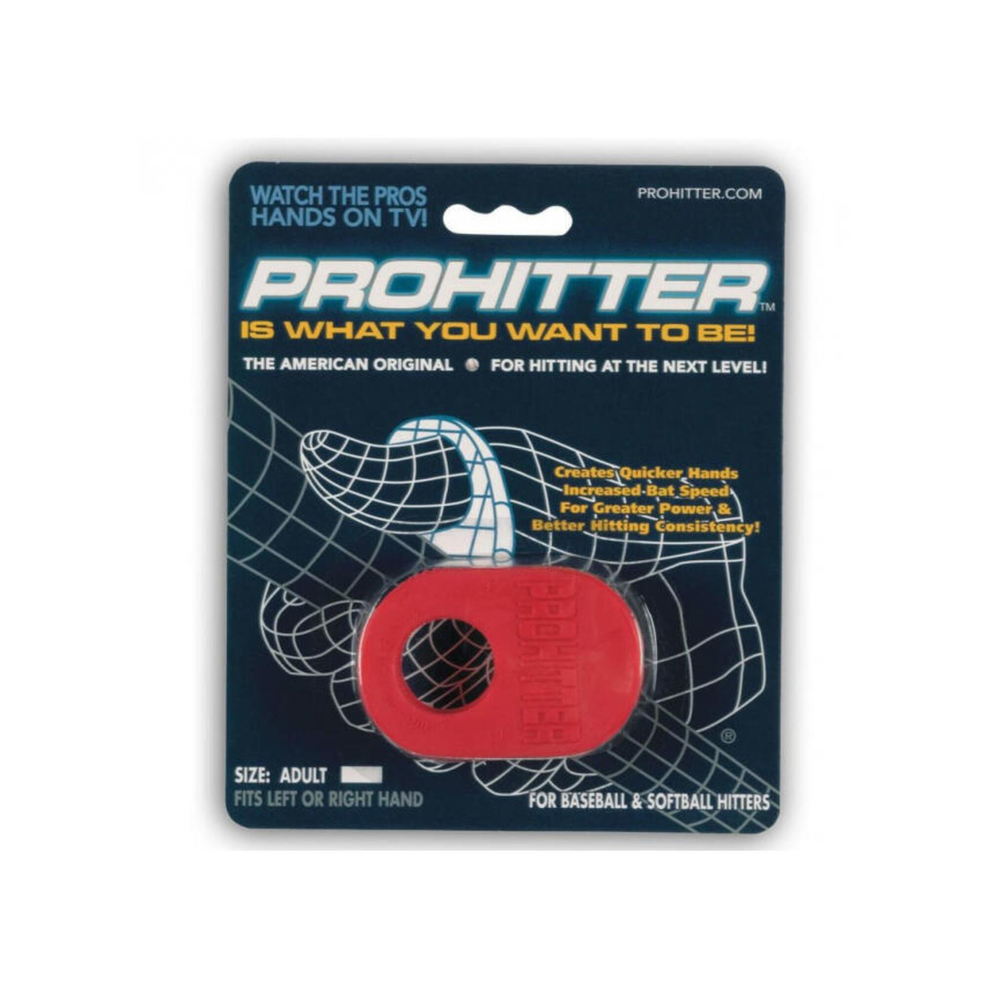 PROHITTER Prohitter - Honkbal - Volwassenen (Rood)