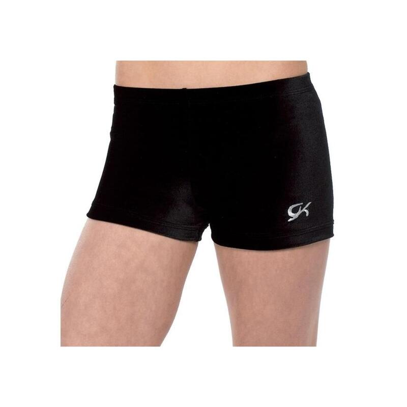 Pantalones cortos de gimnasia de terciopelo (negros)
