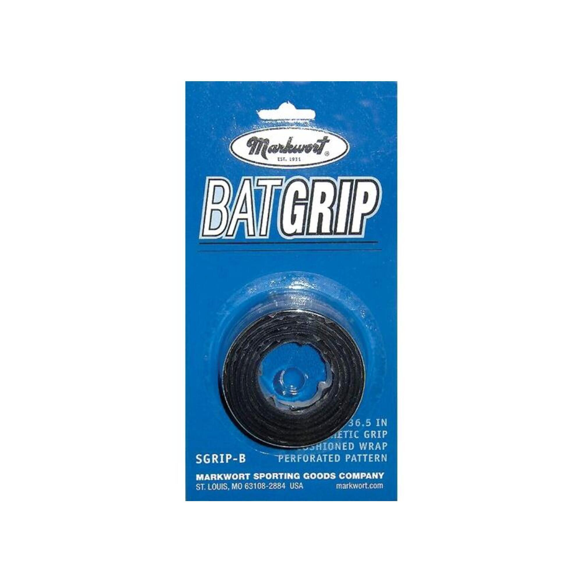 Synthetic grip for baseball bat (black)