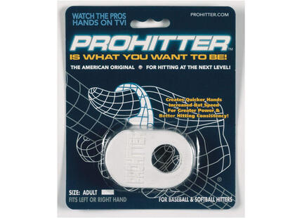 Prohitter - Honkbal - Volwassenen (Wit)