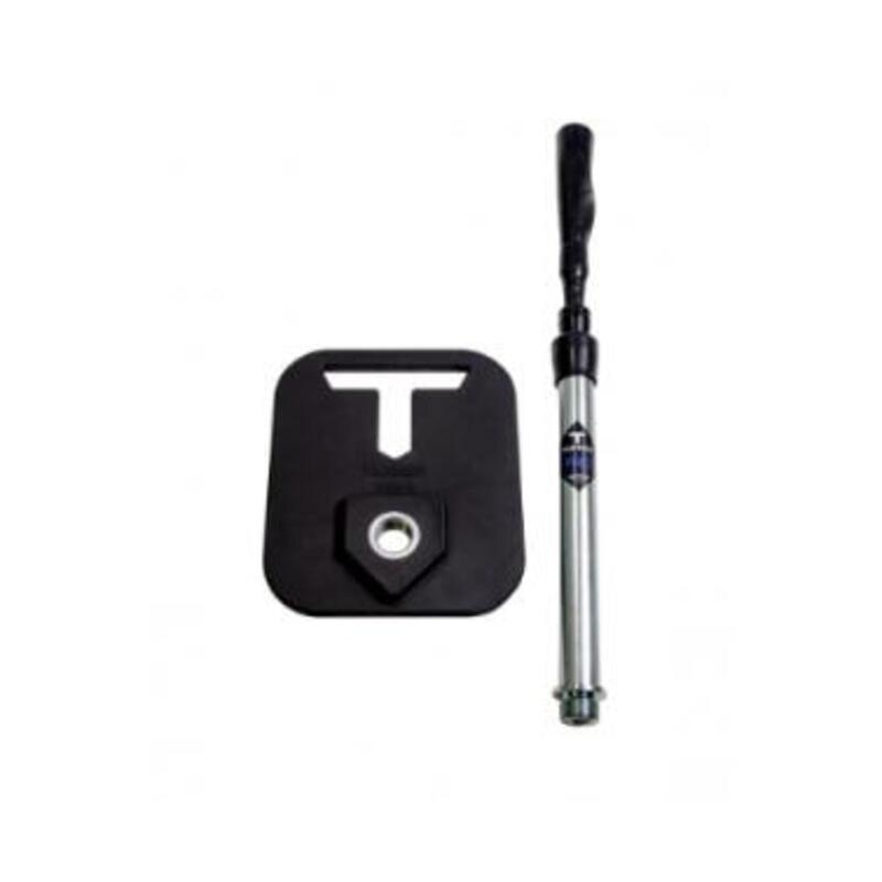 Stand de baseball reglabil profesional - 26-43 inch (argintiu)