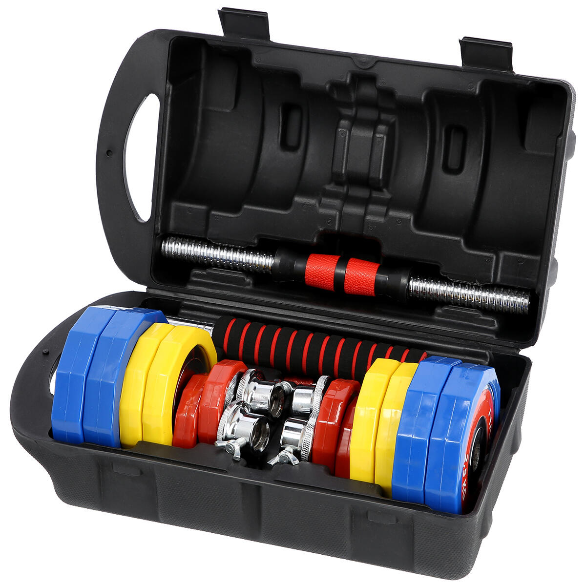 Set d'Haltères et Dumbbells Réglables - 21 kg 2/7