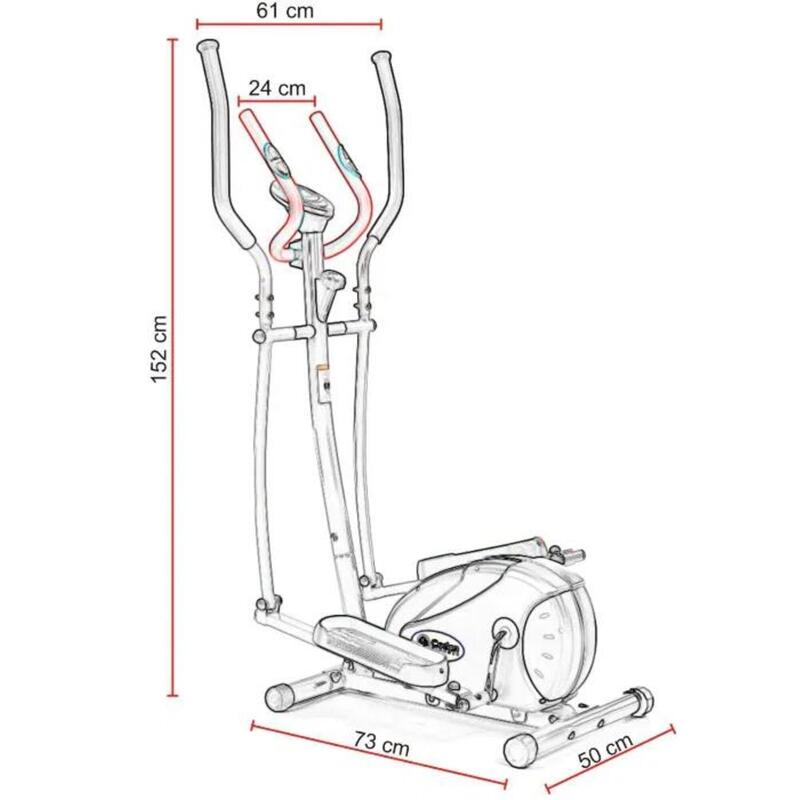 ROWER ELIPTYCZNY TRENAŻER ELIPTYCZNY  CODEN CF700 kolo 9 kg