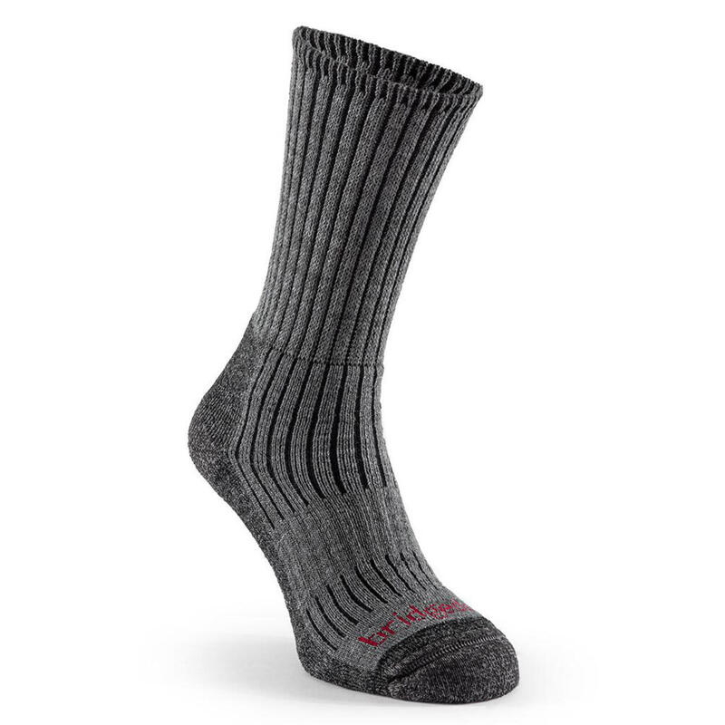 Męskie skarpety trekkingowe Bridgedale Midweight Merino Comfort Charcoral