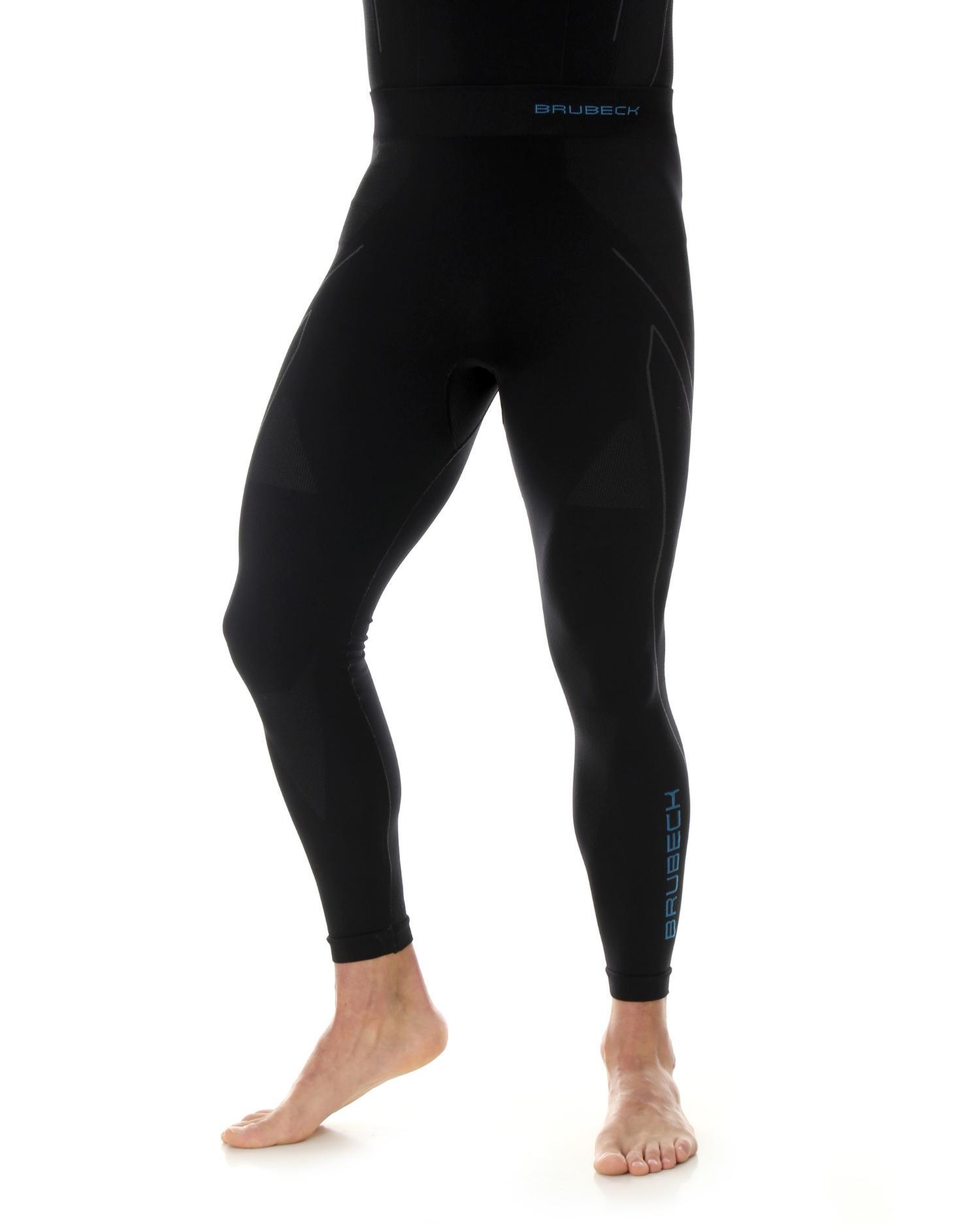 Leggings uomo Brubeck Thermo LE11840A nero/blu XXL 2/4