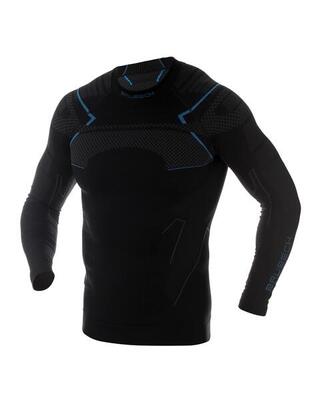 Maglietta termica uomo Brubeck Thermo LS13040A nero/blu S