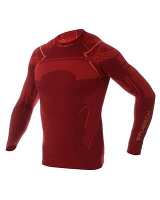 Maglietta termica uomo Brubeck Thermo LS13040A borgogna XL