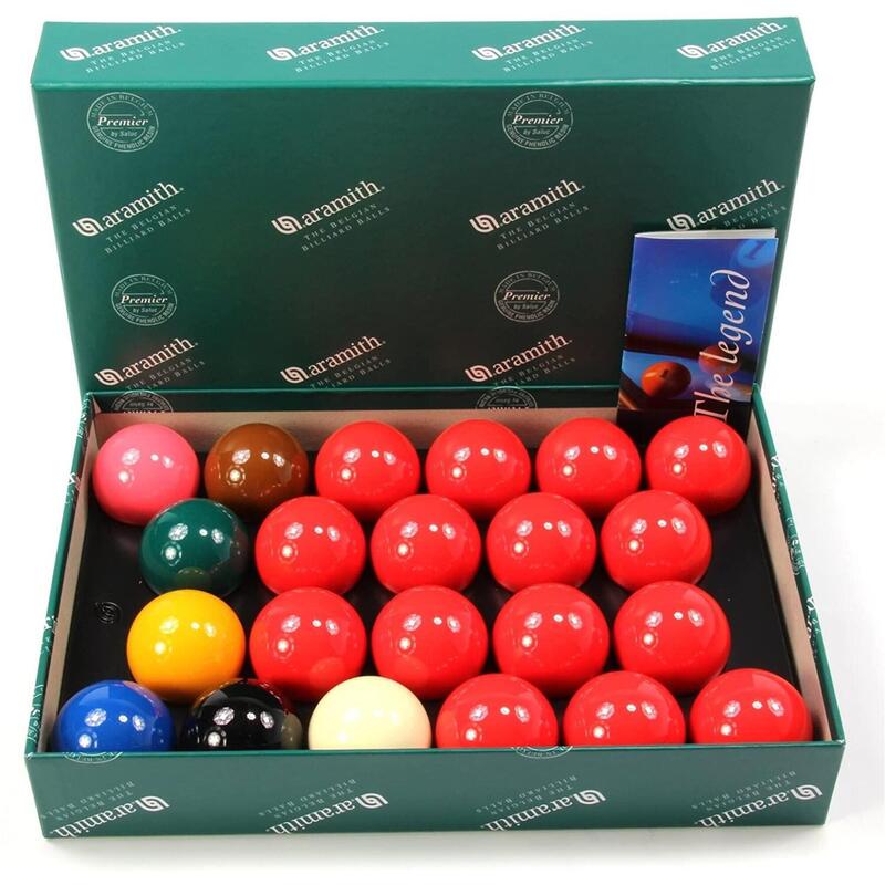 Jeu de boules de Snooker Aramith Premier 52.4 mm